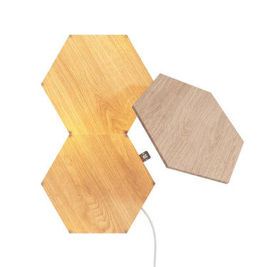 nanoleaf elements wood look expansion pack (3 pack)